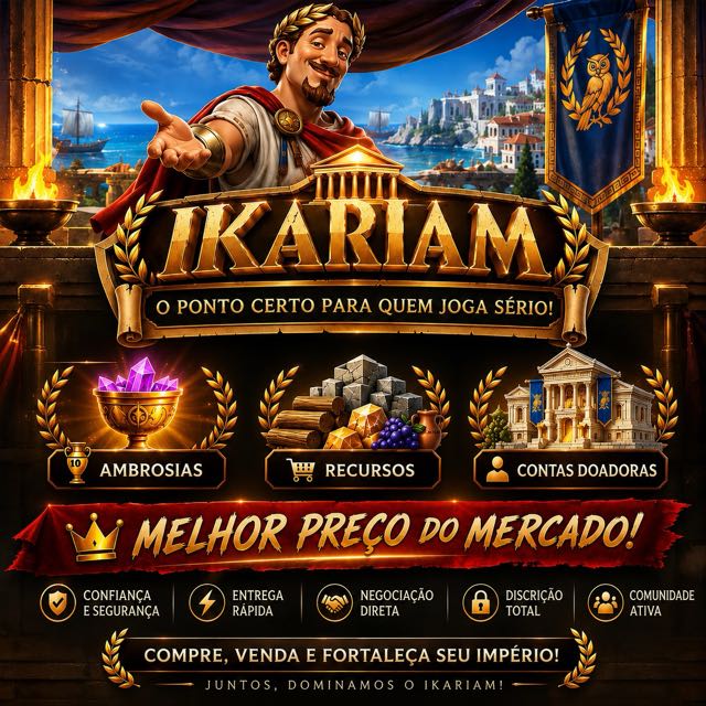 Ikariam Comércio 🇧🇷🇵🇹🇺🇸 Ikariam Comércio 🇧🇷🇵🇹🇺🇸